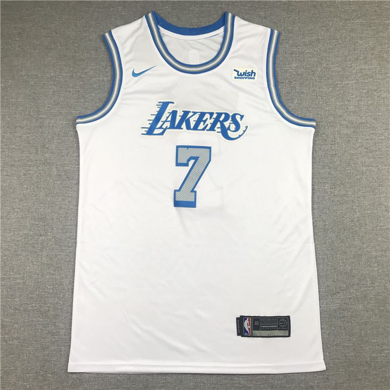 Men Los Angeles Lakers #7 Anthony White Game Nike 2021 NBA Jersey